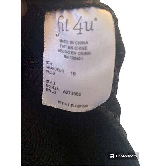 FIT4U Size 10 Blue Romper Style Tiered One Piece Swimsuit - Picture 3 of 3